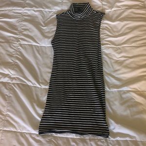 forever 21 striped bodycon mini dress